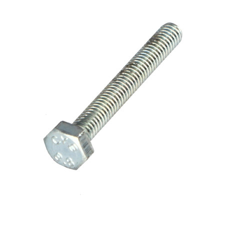 1 x Vis métaux Tête hexagonale TH M4X40 Classe 8.8 Acier zingué