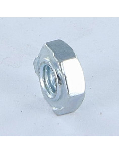 Ecrou hexagonale à souder M5 Acier zingué