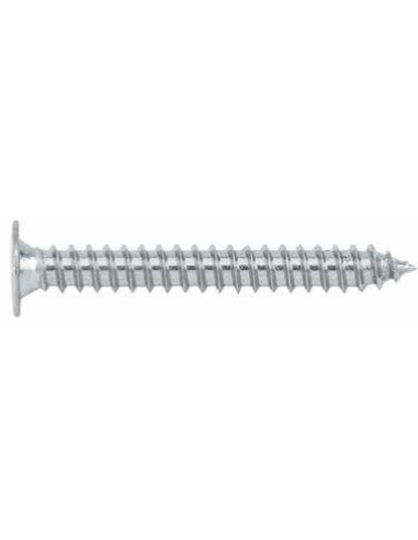 1 x Vis tôle Double filet Tête plate TORX T20...