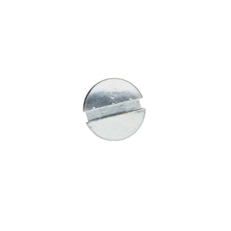 1 x Vis métaux Tête fraisée bombée TFB Fendue M4X70 Filetée sur 40 Sécable Acier zingué