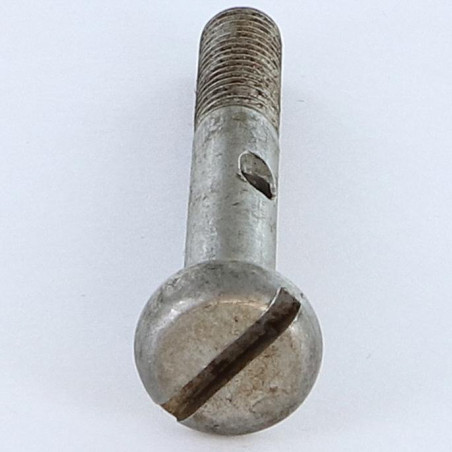 1 x Vis métaux Tête cylindrique large TCL Fendue M8X60 Percée 3.8 Acier brut