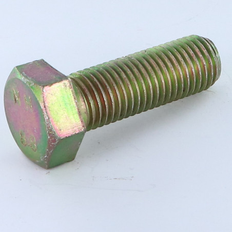 1 x Corps de boulon filetage partiel Tête hexagonale TH M22X70 Classe 8.8 Bichromaté