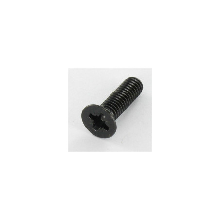 1 x Vis métaux Tête fraisée Pozi N°2 M5X40 Acier zingué noir