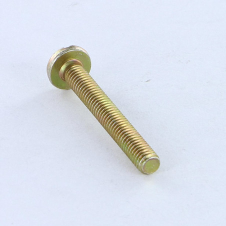 1 x Vis métaux Tête cylindrique large TCL Fendue M3X25 Bichromaté microvis