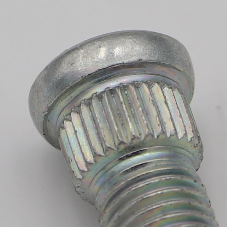 1 x Vis De ROUE Acier zingué M12X47 Filetée sur 29 Pas de 150