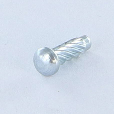 1 x Rivet SIM ou fausse vis à frapper Type U Tête ronde TR 2.95X 1/2 Acier zingué