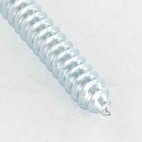 1 x Vis tôle tête cylindrique bombée large Carré 4.2X70 Acier zingué Empreinte carré 2
