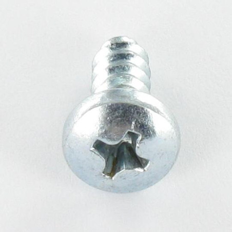 1 x Vis tôle tête cylindrique bombée large Phillips n° 3 6.3X60 Acier zingué