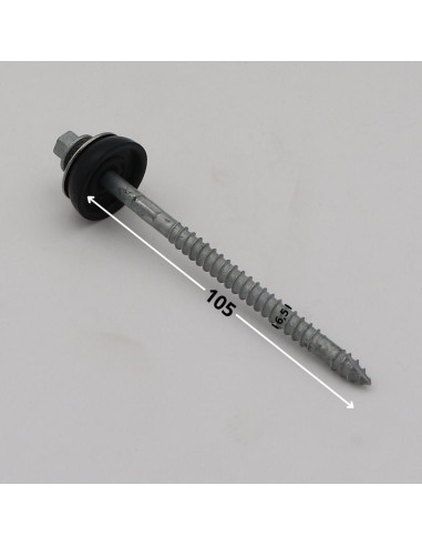 1 x Vis autoperceuse Tête hexagonale TH 6.5X105...