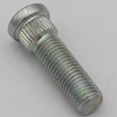 1 x Vis De ROUE Acier zingué M12X47 Filetée sur 31 Pas de 150