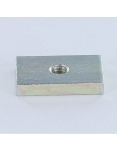 Ecrou Rectangulaire M5 15X24X4 Acier zingué 2