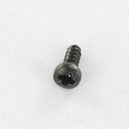 1 x Vis tôle tête cylindrique bombée large Pozi 4.8X19 Acier zingué noir