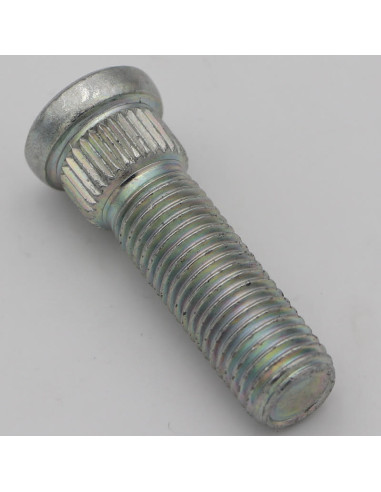 1 x Vis De ROUE Acier zingué M12X60 Filetée sur...