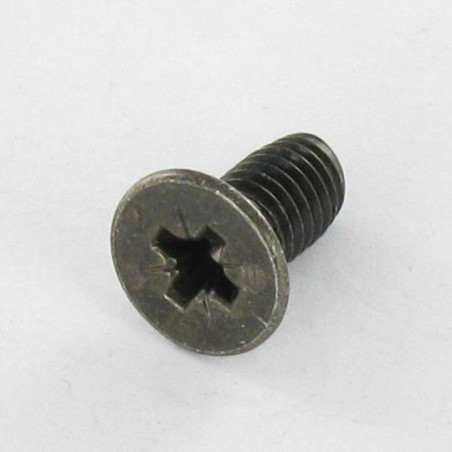 1 x Vis autotaraudeuse Tête fraisée M4X10 Pozi N°2 Acier zingué noir
