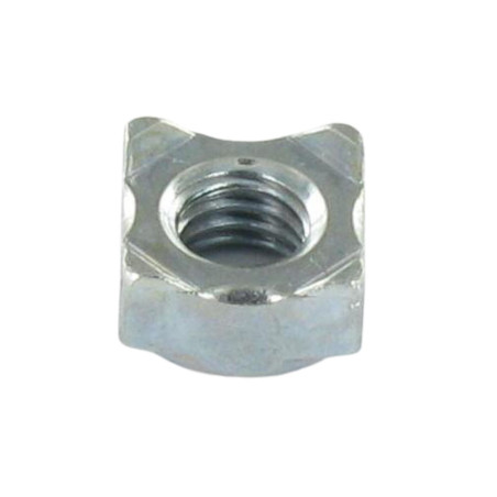 1 x Ecrou carré à souder M6 10X10X5 Acier zingué
