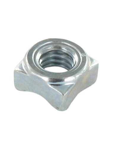 1 x Ecrou carré à souder M6 10X10X5 Acier zingué