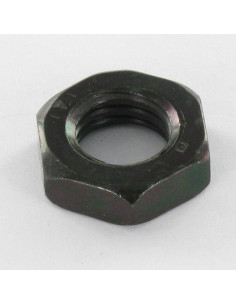 Ecrou hexagonal bas hm/contre Ecrou M12 Acier zingué noir