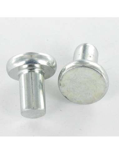 1 x Rivet à frapper Tête plate 6.5X10 Acier...