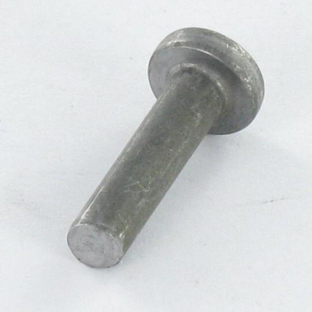 1 x Rivet à frapper Tête plate 6.5X10 Acier zingué EP.T2.5