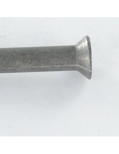 1 x Rivet à frapper Tête fraisée 3X8 Acier brut