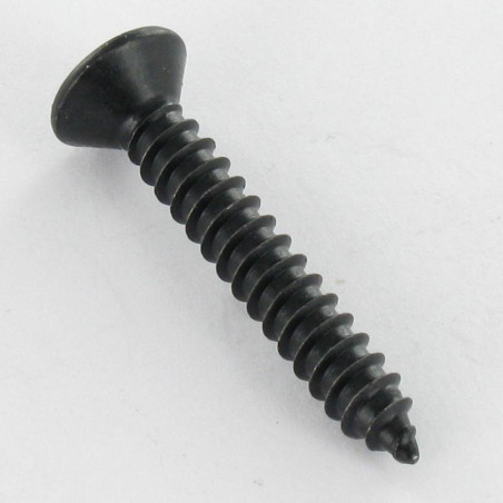 1 x Vis tôle Tête fraisée bombée TFB Pozi 4.8X22 Acier zingué noir