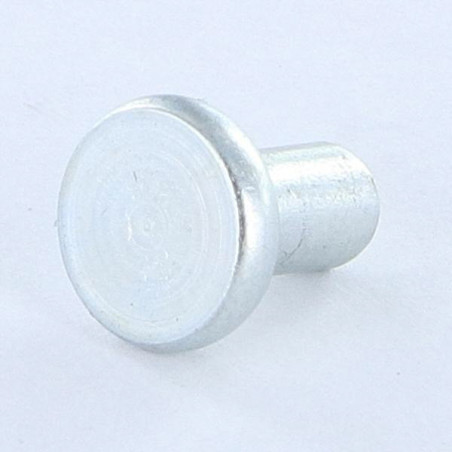 1 x Rivet à frapper Tête plate 4.5X9 Acier zingué