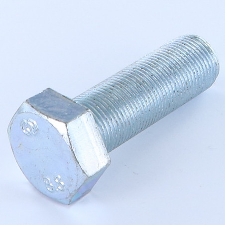 1 x Vis métaux Tête hexagonale TH M20X50 Filetage total Classe 8.8 Pas fin Pas de 150 Acier zingué