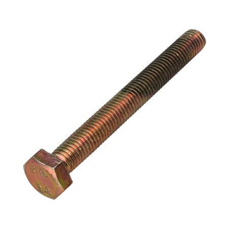 1 x Vis métaux Tête hexagonale TH M10X90 Classe 8.8 Bichromaté