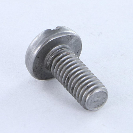 1 x Vis métaux Tête cylindrique large TCL Fendue M3X30 Acier brut microvis