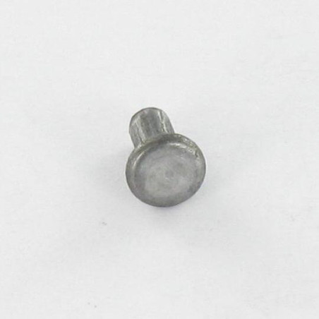 1 x Rivet à frapper Tête plate 4.8X10 Acier brut