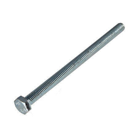 1 x Vis métaux Tête hexagonale TH M6X110 Classe 8.8 Acier zingué