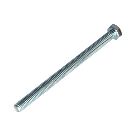 1 x Vis métaux Tête hexagonale TH M6X110 Classe 8.8 Acier zingué