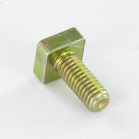1 x Vis métaux Tête carrée 4X10 Acier zingué Tête 2.80 MAX