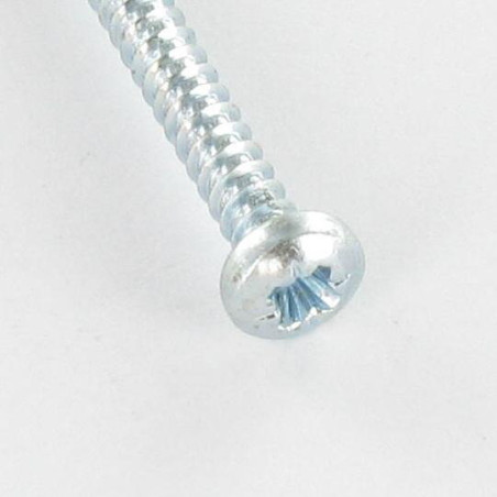 1 x Vis tôle tête cylindrique bombée large Pozi 3.5X16 Acier zingué