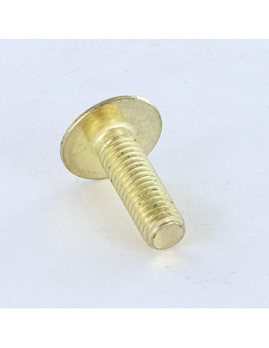 1 x Vis Poelier Fendue En Croix M8X16 Laiton