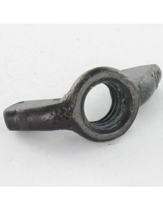Ecrou à oreille M6 Forme amEricaine Acier zingué noir 2