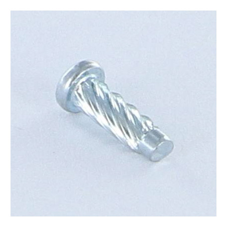 1 x Rivet SIM ou fausse vis à frapper Type U Tête ronde TR 2.54X 1/4 Acier zingué