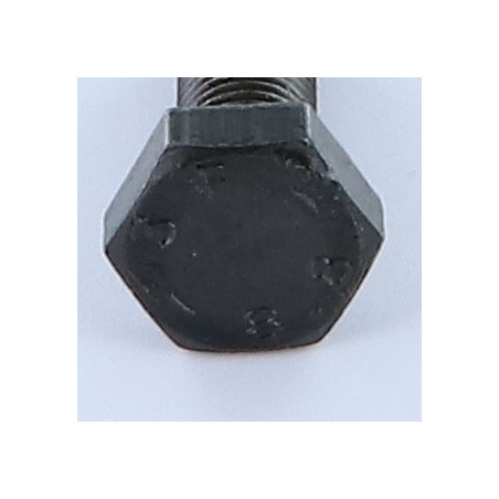 1 x Vis métaux Tête hexagonale TH M10X50 Filetage total Classe 8.8 Pas fin Pas de 100 Acier brut