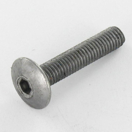 1 x Vis Poelier Clé de 4 HC4 M6X35 Diamètre de tête: 10 Acier brut