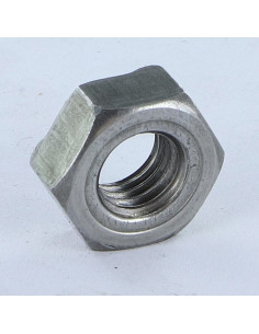 Ecrou hexagonale à souder M4 Acier brut 2