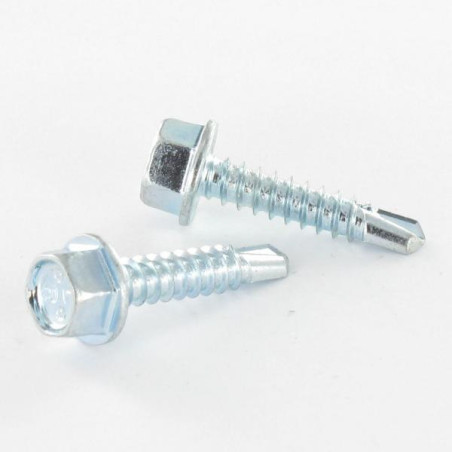 1 x FASTOVIS Tête hexagonale TH 6.3X105 Acier zingué