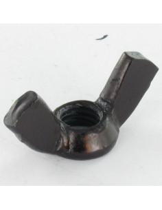 Ecrou à oreille M8 Forme amEricaine Acier zingué noir