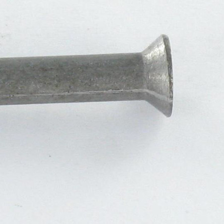 1 x Rivet à frapper Tête fraisée 6X12 Acier brut