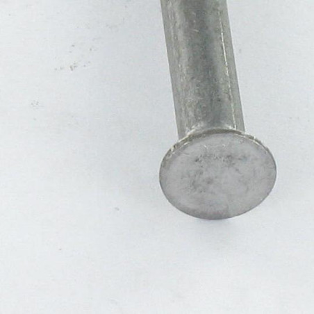 1 x Rivet à frapper Tête fraisée 6X12 Acier brut