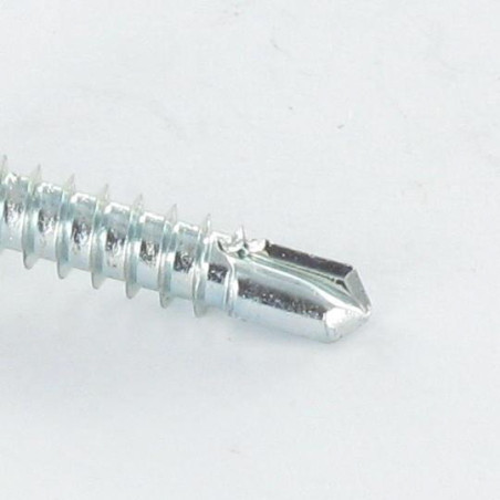 1 x Vis autoperceuse Tête cylindrique TC EMPR Carrée 3.9X19 Acier zingué Empreinte carré 2