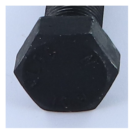 1 x Vis métaux Tête hexagonale TH M16X50 Classe 10.9 Filetage total Pas fin Pas de 150 Acier brut