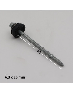 Vis autoperceuse Tête hexagonale TH 6.3X25 Rondelle... 2