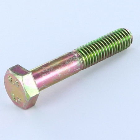 1 x Corps de boulon filetage partiel Tête hexagonale TH M5X35 Classe 8.8 Bichromaté
