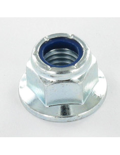 Ecrou frein Embase lisse M12 Acier zingué