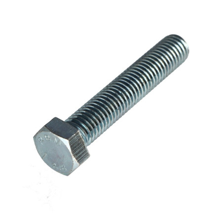 1 x Vis métaux Tête hexagonale TH M14X80 Classe 8.8 Acier zingué
